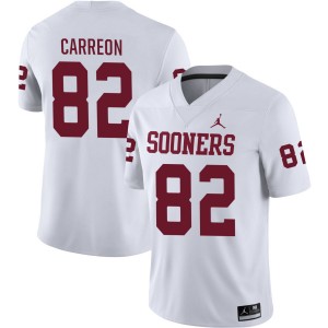 Mens Ivan Carreon White Oklahoma Sooners #82 College Football Limited Jersey 593191-456