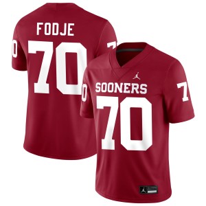 Mens Ryan Fodje Crimson Oklahoma Sooners #70 College Football Alumni Jerseys 738222-745