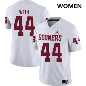 Women Taylor Wein White Oklahoma Sooners #44 College Football 2025 Jerseys 867913-337