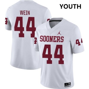 Youth Taylor Wein White Oklahoma Sooners #44 College Football Limited Jersey 665905-769